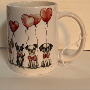 Puppy valentine cup